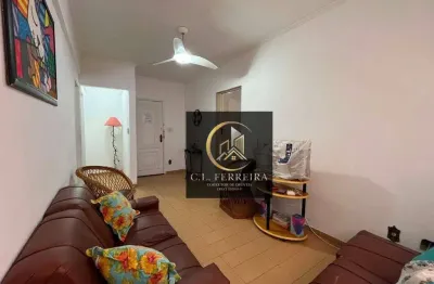 Apartamento com 1 dormitório  em prédio na orla da  praia grande .