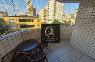 Apartamento com 2 quartos  à venda, 78 m² por r$ 360.000 - aviação - praia grande/sp