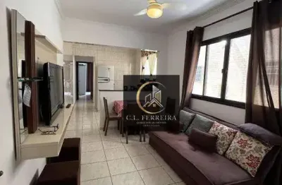 Apartamento com 1 dormitório à venda, 42 m² por r$ 265.000 - boqueirão - praia grande/sp
