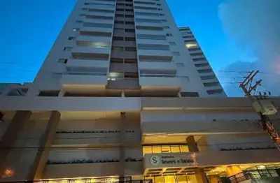 Lançamento apartamento - varanda gourmet - 1 suíte  à venda, 59 m² por r$ 470.000 - aviação - praia grande/sp