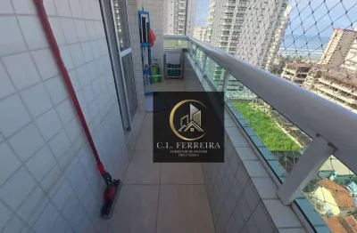 Apartamento com 2 dormitórios à venda, 64 m² por r$ 390.000,00 - caiçara - praia grande/sp