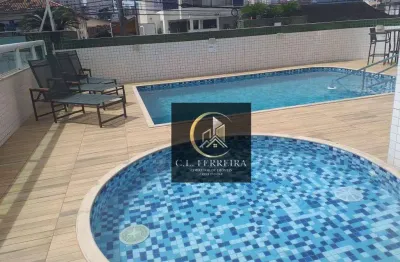 Apartamento com 1 dormitório à venda, 47 m² por r$ 298.000 - vila guilhermina - praia grande/sp
