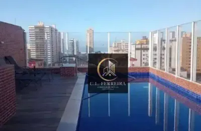 Apartamento com 2 dormitórios à venda, 74 m² por r$ 580.000 - canto do forte - praia grande/sp