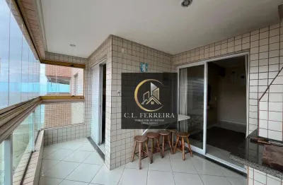 Apartamento com vista mar, varanda gourmet , 2 quartos( sendo 1 suíte) , lazer completo, em praia grande