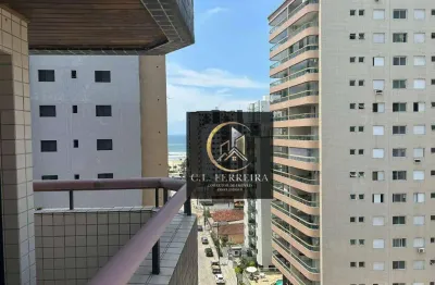 Apartamento com 2 dormitórios à venda, 79 m² por r$ 360.000 - aviação - praia grande/sp