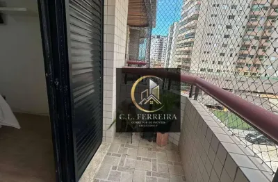 Apartamento com 2 dormitórios à venda, 76 m² por r$ 375.000 - aviação - praia grande/sp