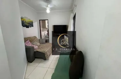 Apartamento com 1 dormitório à venda, 55 m² por r$ 239.000 - aviação - praia grande/sp