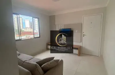 Apartamento com 1 dormitório à venda, 44 m² por r$ 245.000,00 - vila assunção - praia grande/sp