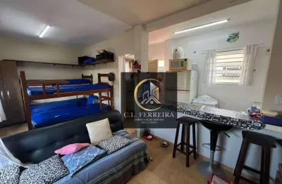 Kitnet com 1 dormitório à venda, 38 m² por r$ 179.900,00 - real - praia grande/sp
