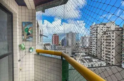 Apartamento com 1 dormitório à venda, 54 m² por r$ 295.000 - tupi - praia grande/sp