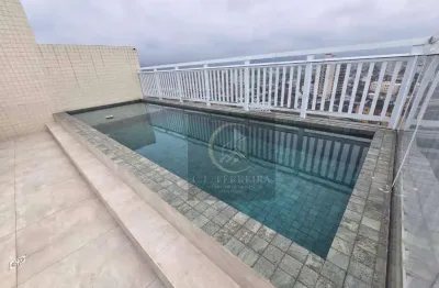 Apartamento com 2 dormitórios à venda, 52 m² por r$ 390.000,00 - caiçara - praia grande/sp