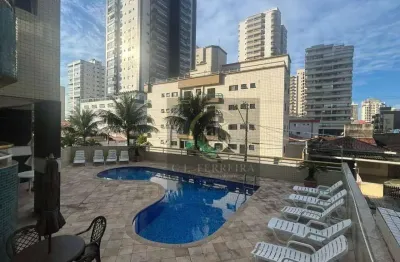 Apartamento com 1 dormitório à venda, 58 m² por r$ 340.000 - tupi - praia grande/sp