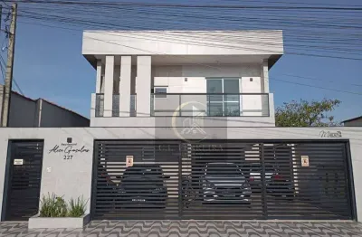 Casa com 2 dormitórios à venda, 50 m² por r$ 320.000 - vila antártica - praia grande/sp