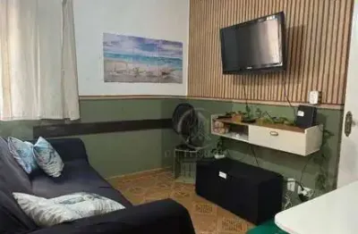 Kitnet com 1 dormitório à venda, 37 m² por r$ 190.000,00 - caiçara - praia grande/sp
