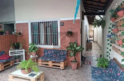 Casa com 3 dormitórios à venda, 70 m² por r$ 290.000,00 - cidade das crianças - praia grande/sp