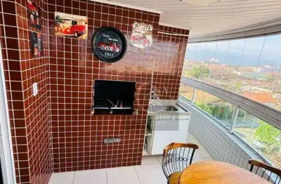 Apartamento com 2 dormitórios à venda, 67 m² por r$ 450.000,00 - vila caiçara - praia grande/sp