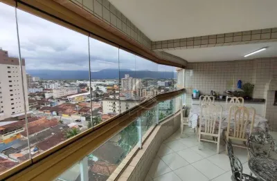 Apartamento com 3 dormitórios à venda, 115 m² por r$ 750.000 - aviação - praia grande/sp
