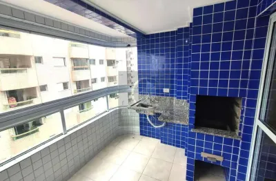 Apartamento com 3 dormitórios à venda, 88 m² por r$ 600.000 - aviação - praia grande/sp