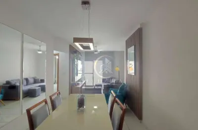 Apartamento com 2 dormitórios à venda, 82 m² por r$ 520.000 - tupi - praia grande/sp