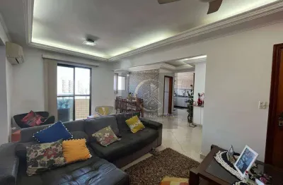 Apartamento com 3 dormitórios à venda, 140 m² por r$ 580.000,00 - vila guilhermina - praia grande/sp