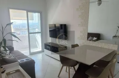 Apartamento com 2 dormitórios à venda, 57 m² por r$ 440.000 - vila guilhermina - praia grande/sp