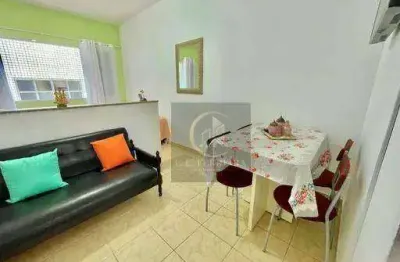 Kitnet com 1 dormitório à venda, 26 m² por r$ 200.000,00 - boqueirão - praia grande/sp