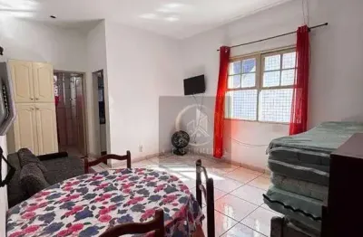 Kitnet com 1 dormitório à venda, 38 m² por r$ 175.000 - vila guilhermina - praia grande/sp