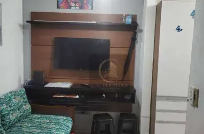 Apartamento com 1 dormitório à venda, 52 m² por r$ 215.000 - tupi - praia grande/sp