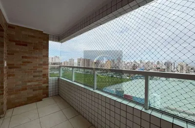 Apartamento com 2 dormitórios à venda, 59 m² por r$ 415.000,00 - vila guilhermina - praia grande/sp