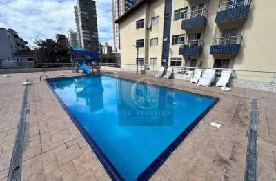 Apartamento com 1 dormitório, piscina, à venda, 47 m² por r$ 245.000 - aviação - praia grande/sp