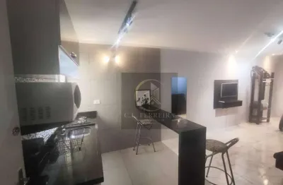 Kitnet com 1 dormitório à venda, 30 m² por r$ 185.000 - aviação - praia grande/sp