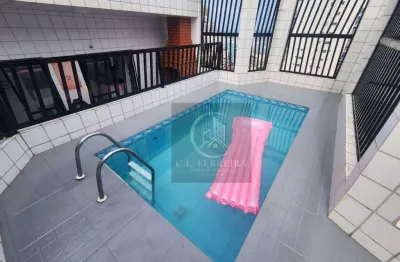 Cobertura com 02 suítes à venda, 150 m² por r$ 850.000 - ocian - praia grande/sp