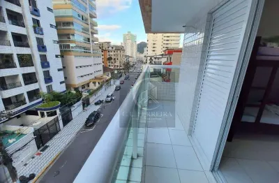 Apartamento com 1 dormitório para alugar, 41 m² por r$ 2.964,00/mês - boqueirão - praia grande/sp