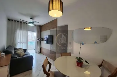 Apartamento com 2 dormitórios à venda, 58 m² por r$ 440.000 - vila guilhermina - praia grande/sp