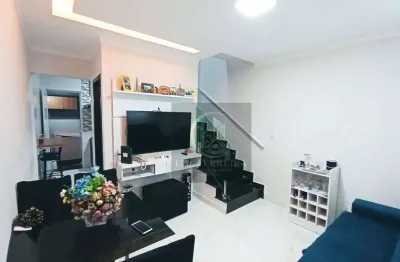 Sobrado com 2 dormitórios à venda, 57 m² por r$ 298.000 - aviação - praia grande/sp