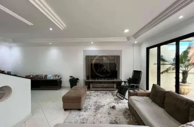 Cobertura com 4 dormitórios à venda, 340 m² por r$ 2.400.000 - canto do forte - praia grande/sp