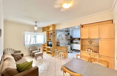 Frente mar no caiçara! apto 86m² mobiliado, vista lateral e aceita financiamento ??