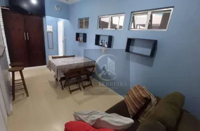 Kitnet com 1 dormitório à venda, 30 m² por r$ 145.000,00 - jardim imperador - praia grande/sp