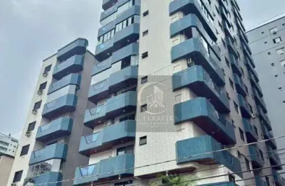 Apartamento com 1 dormitório à venda, 57 m² por r$ 335.000,00 - vila guilhermina - praia grande/sp