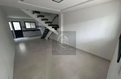 Sobrado com 3 dormitórios à venda, 108 m² por R$ 550.000 - Vila Caiçara - Praia Grande/SP