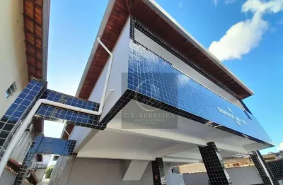 Casa com 2 dormitórios à venda, 70 m² por r$ 350.000,00 - tude bastos - praia grande/sp