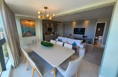 Lindo apartamento para  locação , 3/4 sendo 1 suíte, vista mar e  livre, mobiliado, andar alto, alphaville i, paralela,  salvador-ba