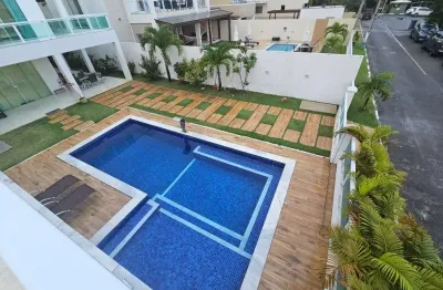 Excelente casa em guarajuba para venda, 400m2 de área privativa,  4 suítes, sendo três com closets, split's, armários,  porteira fechada, cond. paraí