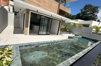 Maravilhosa casa à venda com 5 dormitórios, sendo 4 suítes, alphaville i,  paralela,  salvador-ba