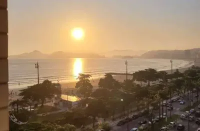 Apartamento 2 quartos , vista mar na aparecida - santos sp