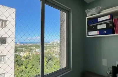 Vendo apartamento colina de piatã - 3 quartos uma suíte  andar alto vista mar nascente