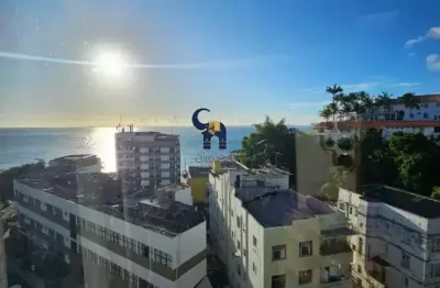 Lindo quarto e sala, com 42,45m², porteira fechada, vista deslumbrante do porto da barra!