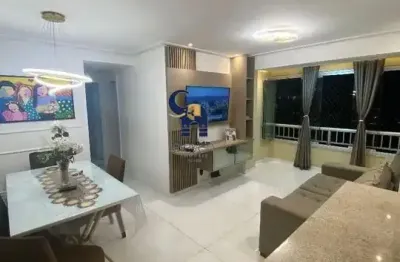 Apto 2/4 com 1 suíte, 64 m2, nascente total, 1 vaga de garagem coberta, 