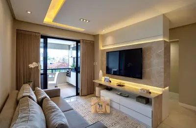 Apartamento 3/4,na graça  sendo duas suites, sala ampla, varanda gourmet com churrasqueira, banheiro social, cozinha, área de serviço e dependência completa.