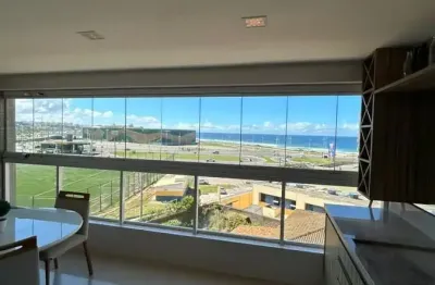 Armação 1/4 com varanda  na quinta avenida – mobiliado e pronto para morar vista mar 
